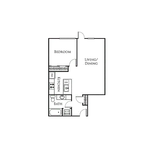 Floor plan A7- Income Restricted