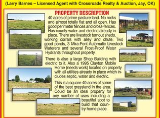 34144 S 4390 Rd, Big Cabin, OK 74332