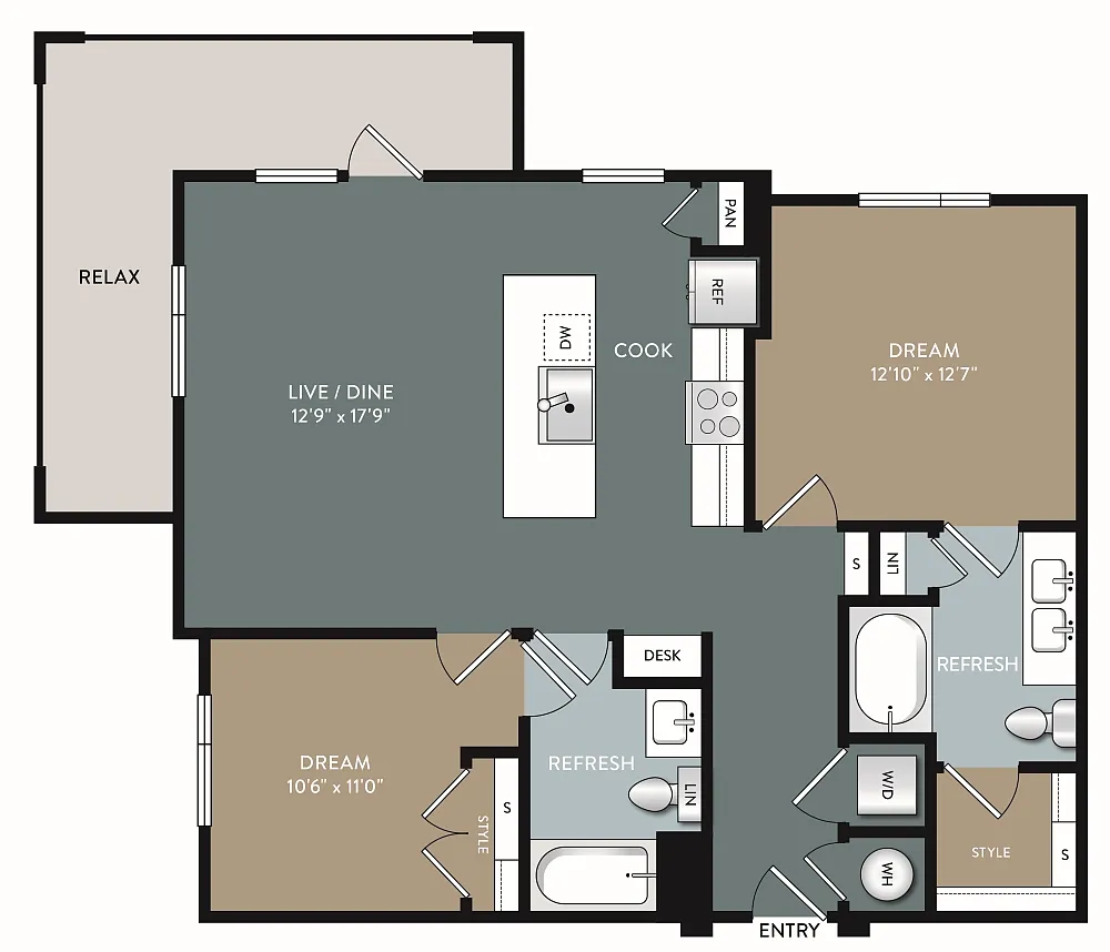 Floor plan Knox - B2