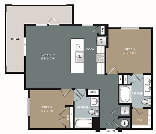 Floor plan Knox - B2