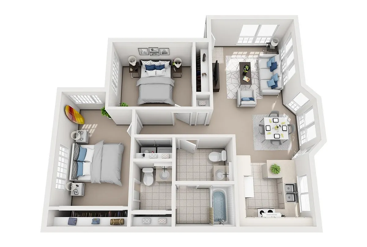 Floor plan Model H