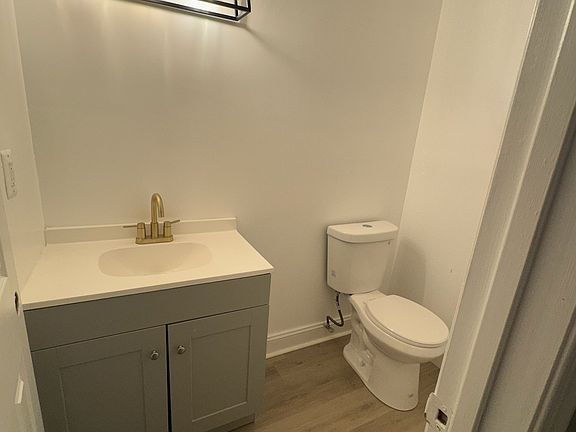 Main floor half bathroom