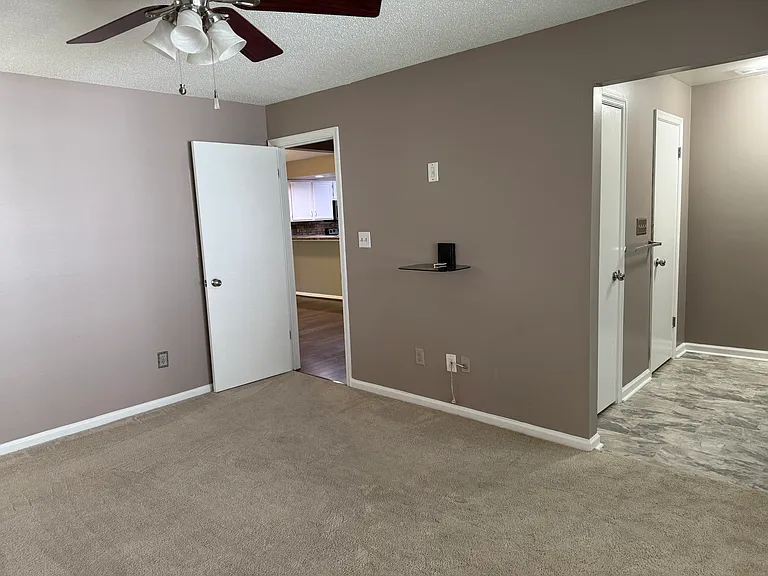 Master Bedroom with private entrance off Great room.