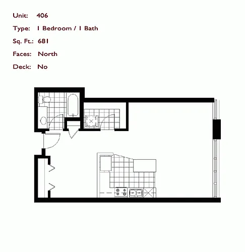 Floor plan 406