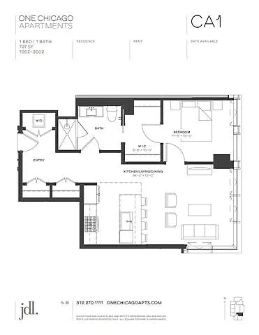 Floor plan CA1
