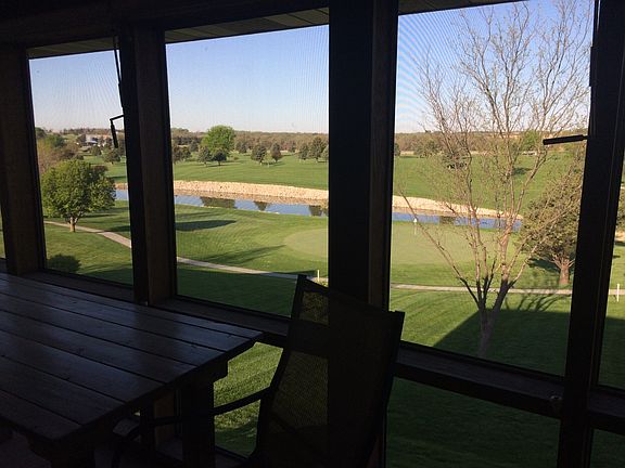 View from screened porch