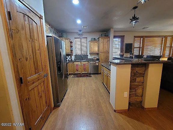 Front door & Kitchen