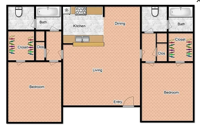 Floor plan Large Two