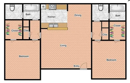 Floor plan Large Two