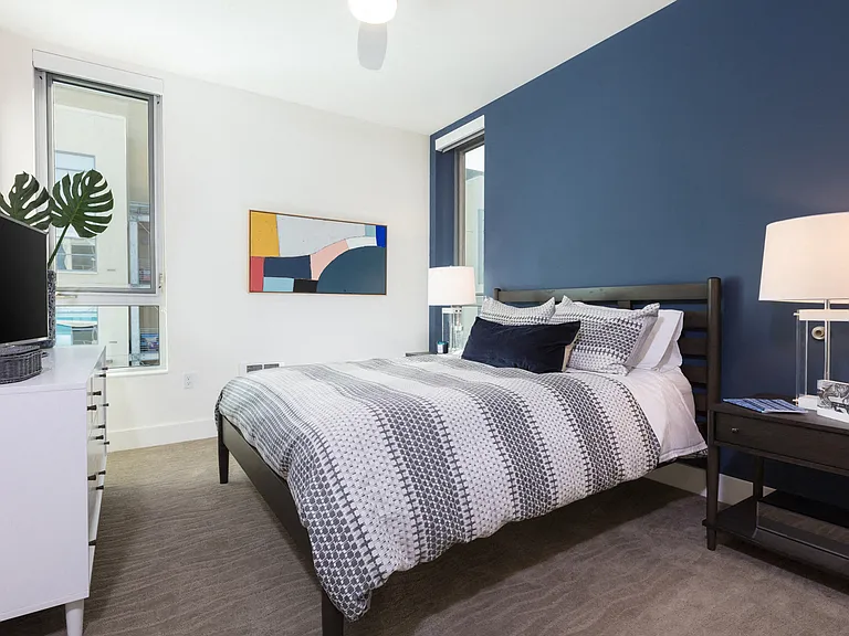 Plush carpeting in bedrooms