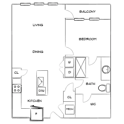Floor plan Design 1C