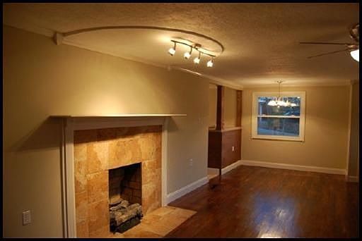 Living Room with original Hardwood floors