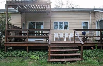 View of back porch