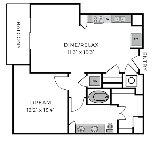Floor plan A8