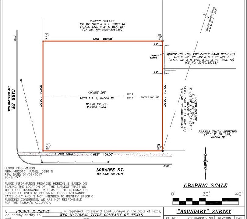 1st image of 0 Carr St Lot 1 & 2