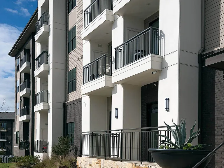 Balconies and patios extend living space outdoors