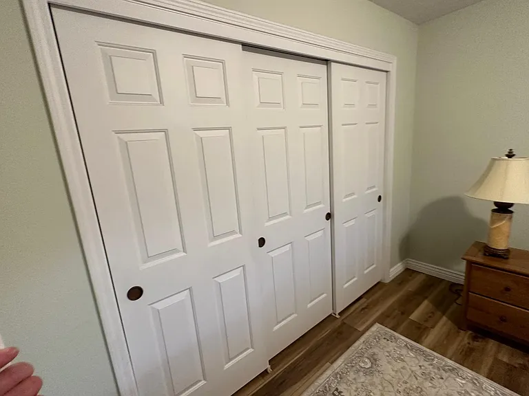 all bedrooms have ample closet space