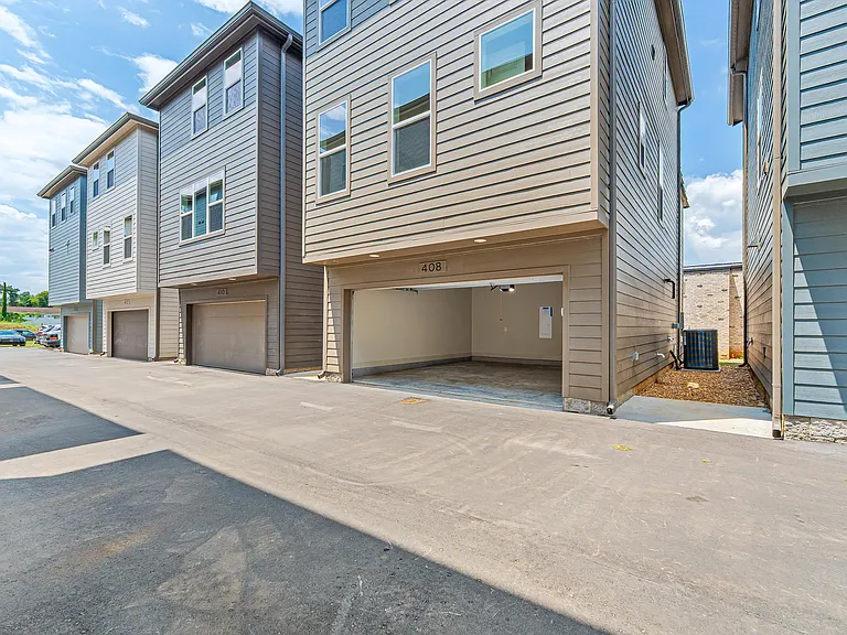 Attached 2 car garage with plenty of street parking and community parking spaces available