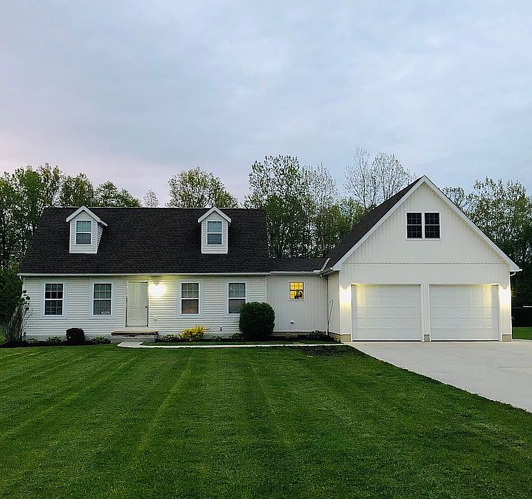 Entire driveway is paved.