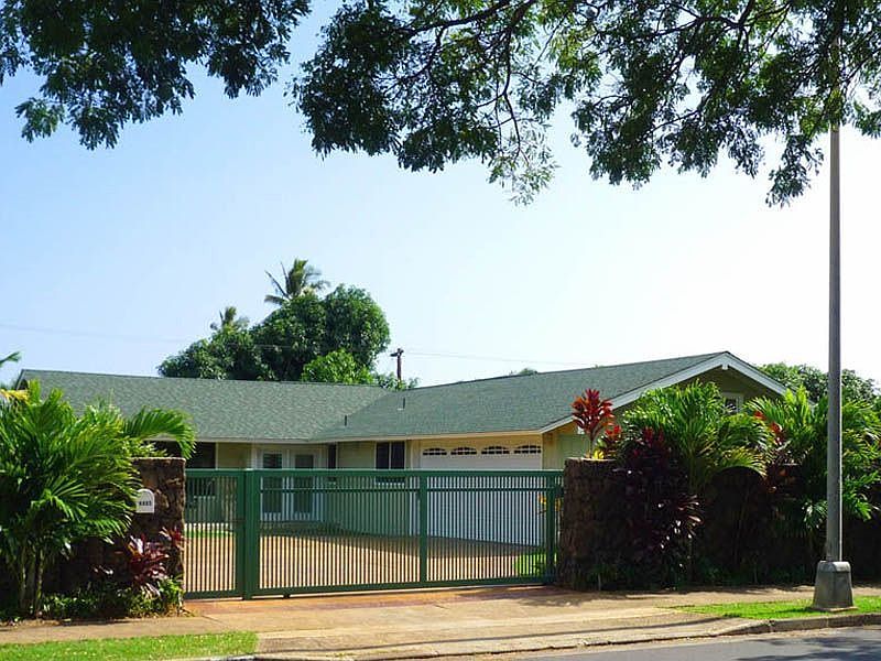 View from street to front of house