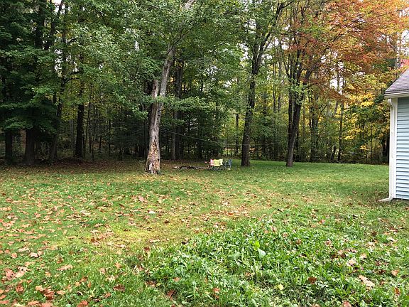 Beautiful, spacious back yard. Plus a lovely wooded area!