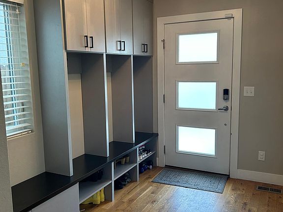 Front entry with tons of storage.