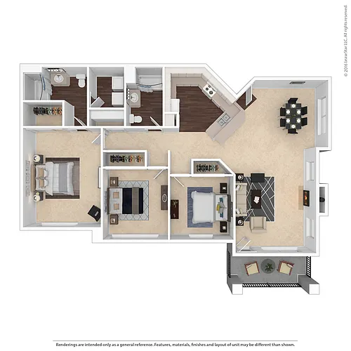 Floor plan 3X2 D1