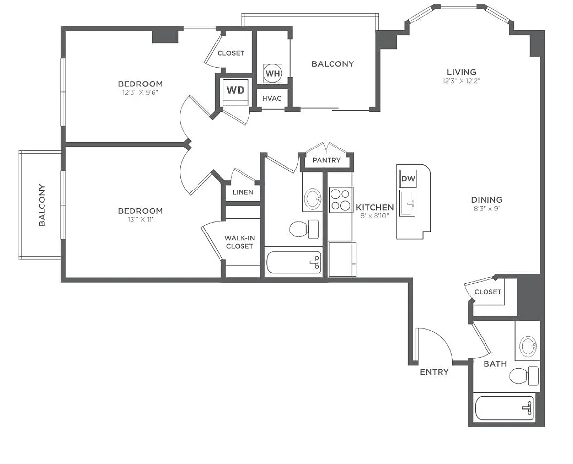 Floor plan B7