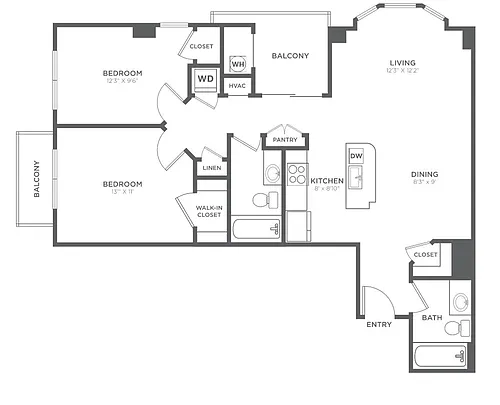 Floor plan B7