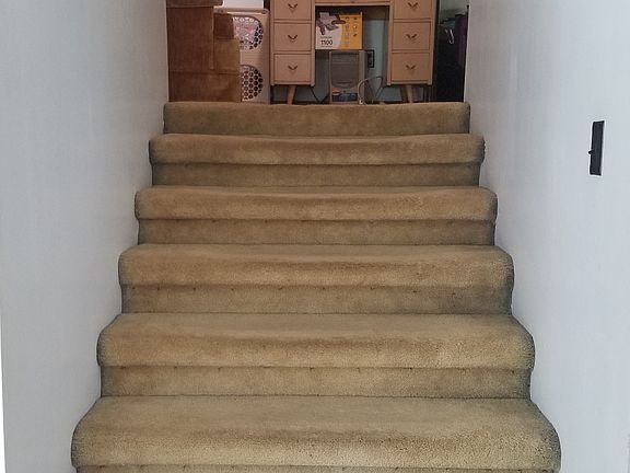 Stairs leading to top level