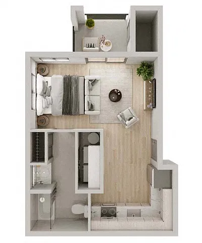 Floor plan Studio - A1