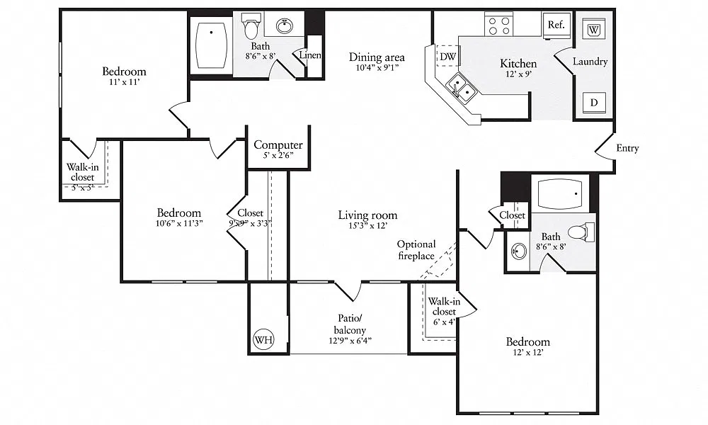 Floor plan C1R