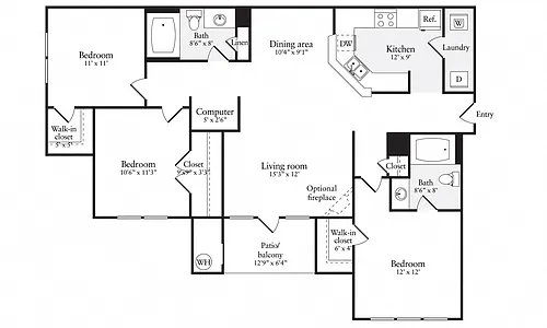 Floor plan C1R