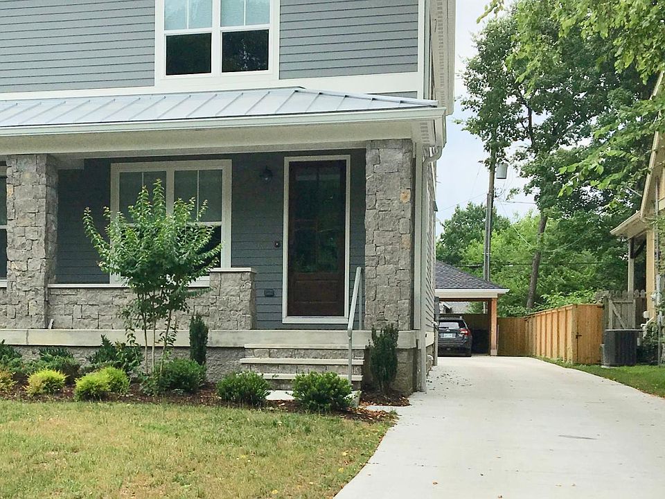 Entry front (this is B side-- A side is identical, but without a driveway)