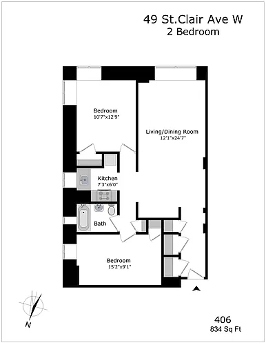 Floor plan 50075A-406