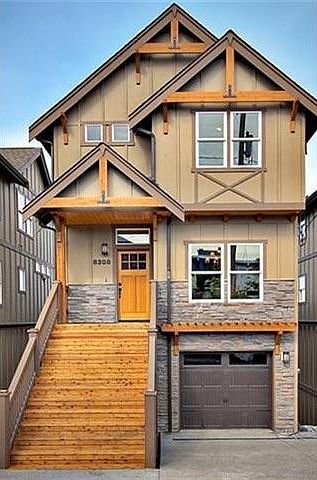 Whistler lodge appeal house with handsome wood and stone ambiance