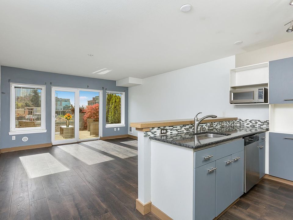 Kitchen and great room.