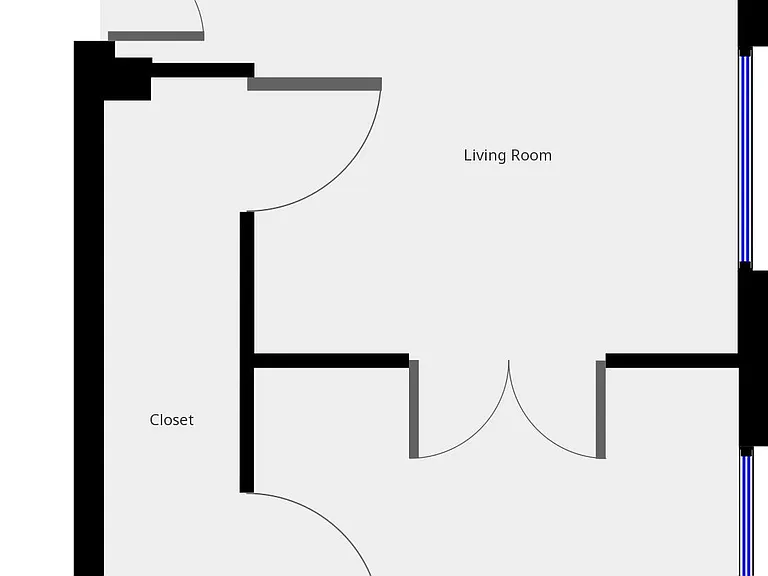 1-Bedroom Floorplan