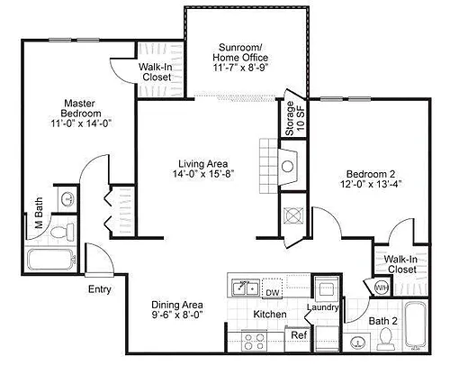 Floor plan B3