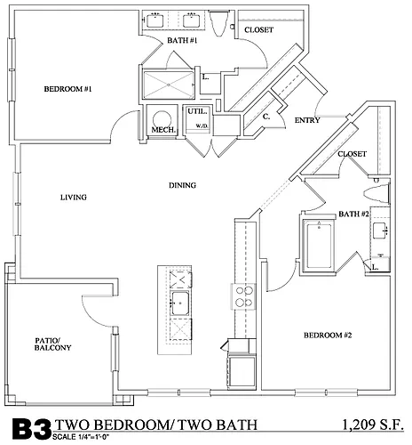 Floor plan The Pacey - Dawson's Creek