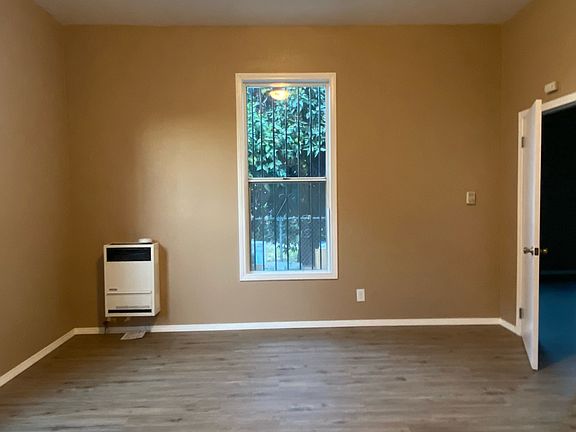 wall heater to the left