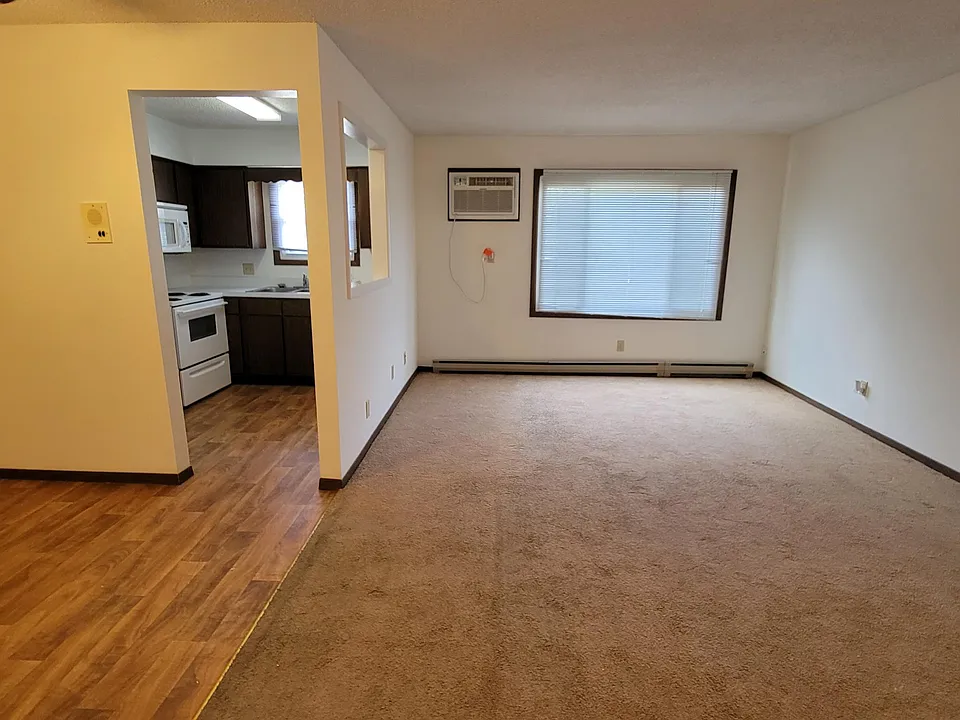 Family room and kitchen