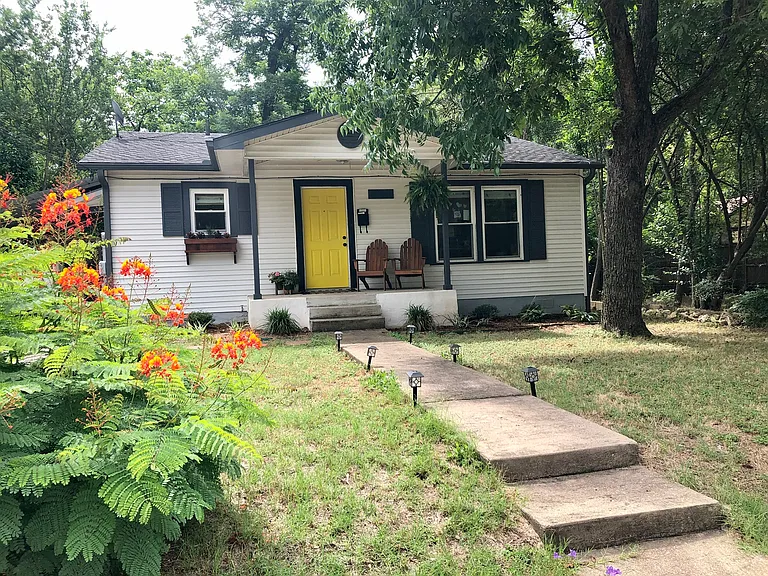 Adorable Bungalow Home with Private Front Yard and Private Fenced in Backyard