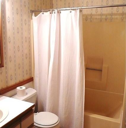 Master Bathroom with new sink and faucet