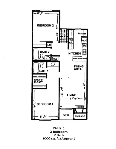 Floor plan Plan 1