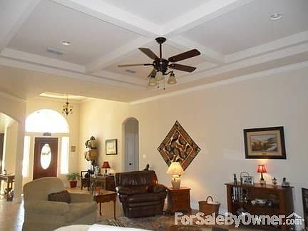 Tray and coffered ceilings