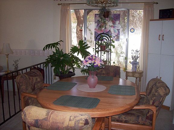 Dining area opens to the family room