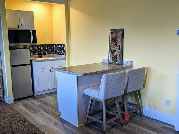 We have added some kitchen shelving since this picture was taken.