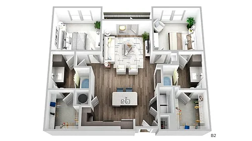 Floor plan B2