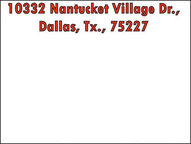 10324 Nantucket Village Ct, Dallas, TX 75227